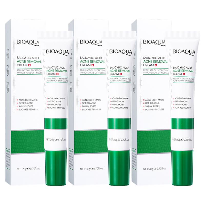 Skincare Bioaqua - 1/2/3 個 BIOAQUA サリチル酸フェイスクリームにきび除去クリームマーク修復保湿にきび除去スキンケアフェイシャルクリーム