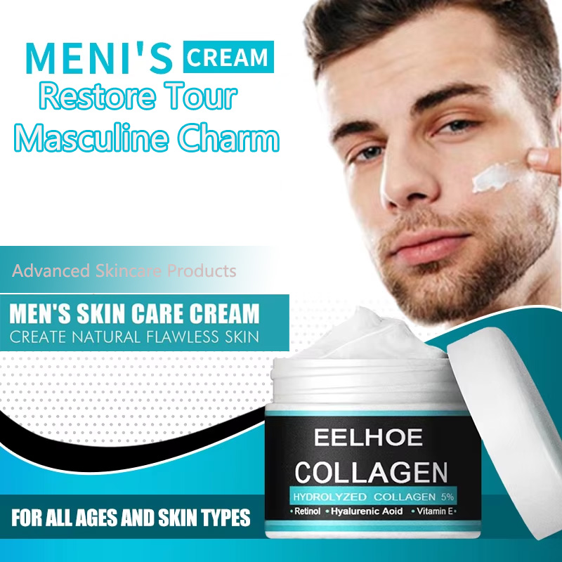 Retinol Vitamin A Cream - コラーゲンクリーム男性のための滑らかなしわ若いフェイスクリーム引き締め保湿ヒアルロン酸美白クリームフェイシャルスキンケア