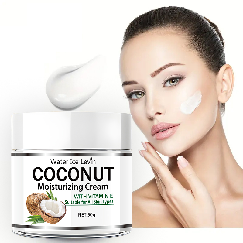Retinol Vitamin A Cream - 50g ココナッツオイル保湿クリーム | コラーゲンとビタミンE | アルコールフリー