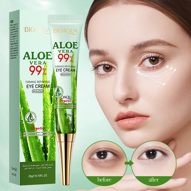 Skincare Bioaqua - BIOAQUA アロエベラ アイ クリーム 抗くま除去 目袋除去