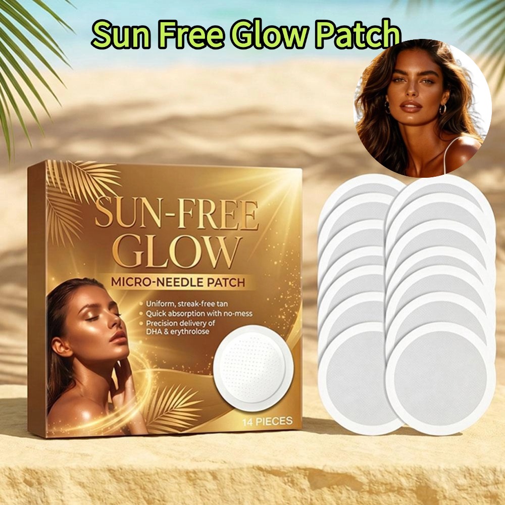 Skincare Glowing - 14枚入り サングローパッチ 日焼け不要 マイクロダーツステッカー 女性用 ボディケア
