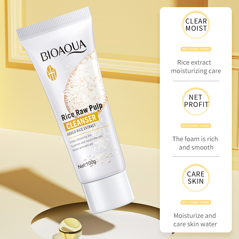 BIOAQUA ライス原液洗顔料 フェイスウォッシュフォーム - Skincare Bioaqua のレビューと価格