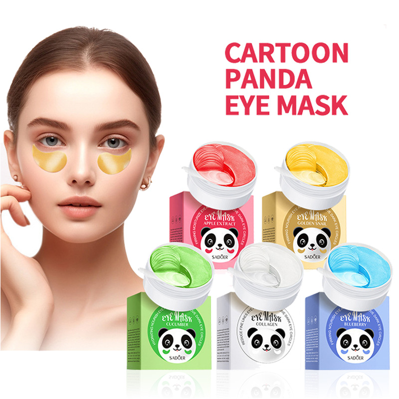 60 個 SADOER クリスタルコラーゲンアイマスク抗くま - Collagen Sheet Mask のレビューと価格