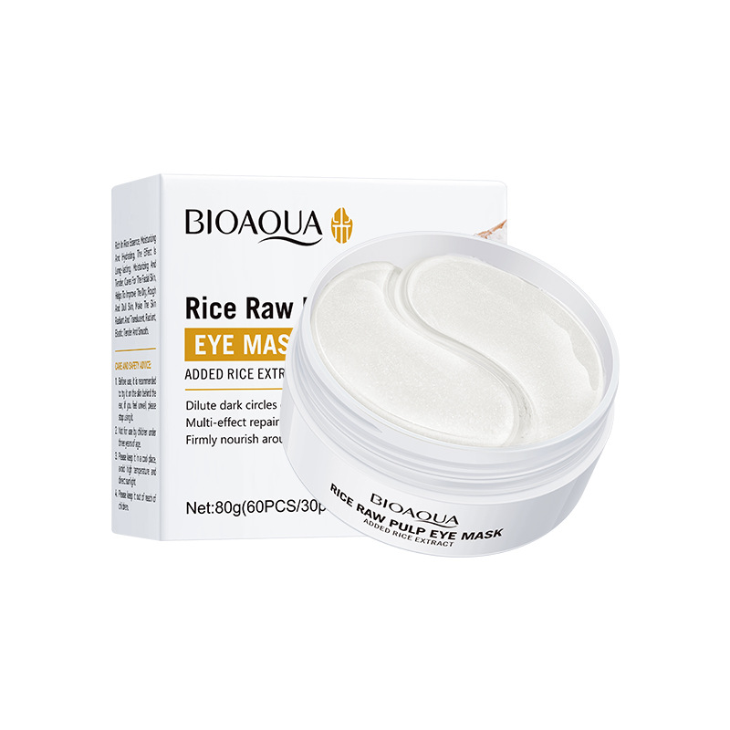 60 個バイオアクア白米コラーゲンアイマスク抗くま目袋除去引 - Skincare Bioaqua のレビューと価格