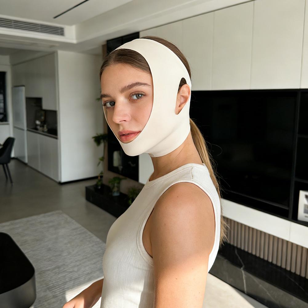 顔痩せマスク フェイスリフトアップベルト 薄型ネックマスク  - Skincare Viral Tiktok のレビューと価格