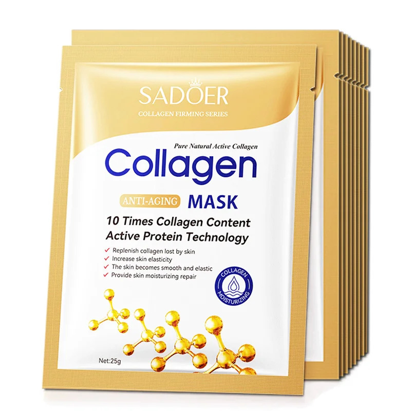 10枚入り アンチエイジング コラーゲン フェイスシートマス - Collagen Sheet Mask のレビューと価格