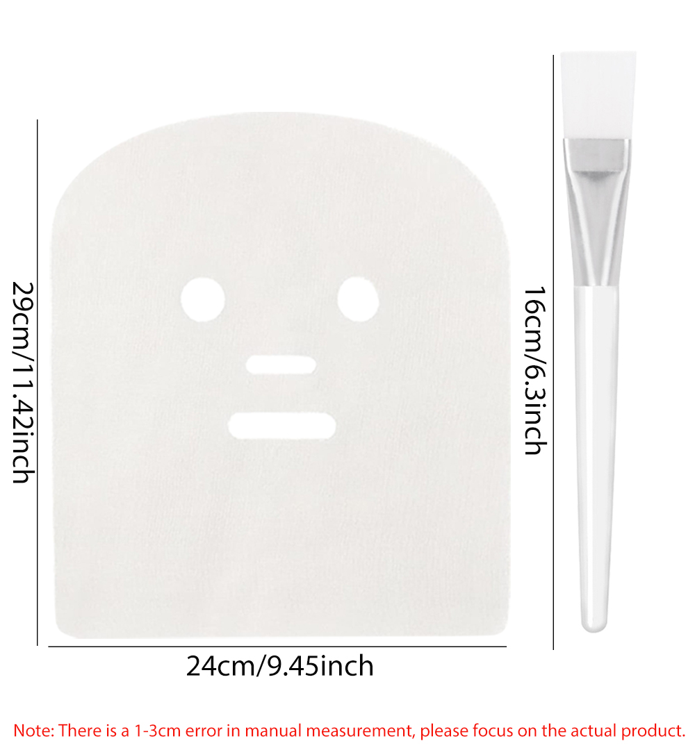 100/300 個ガーゼフェイシャルマスクプロフェッショナル - Skincare Viral Tiktok のレビューと価格