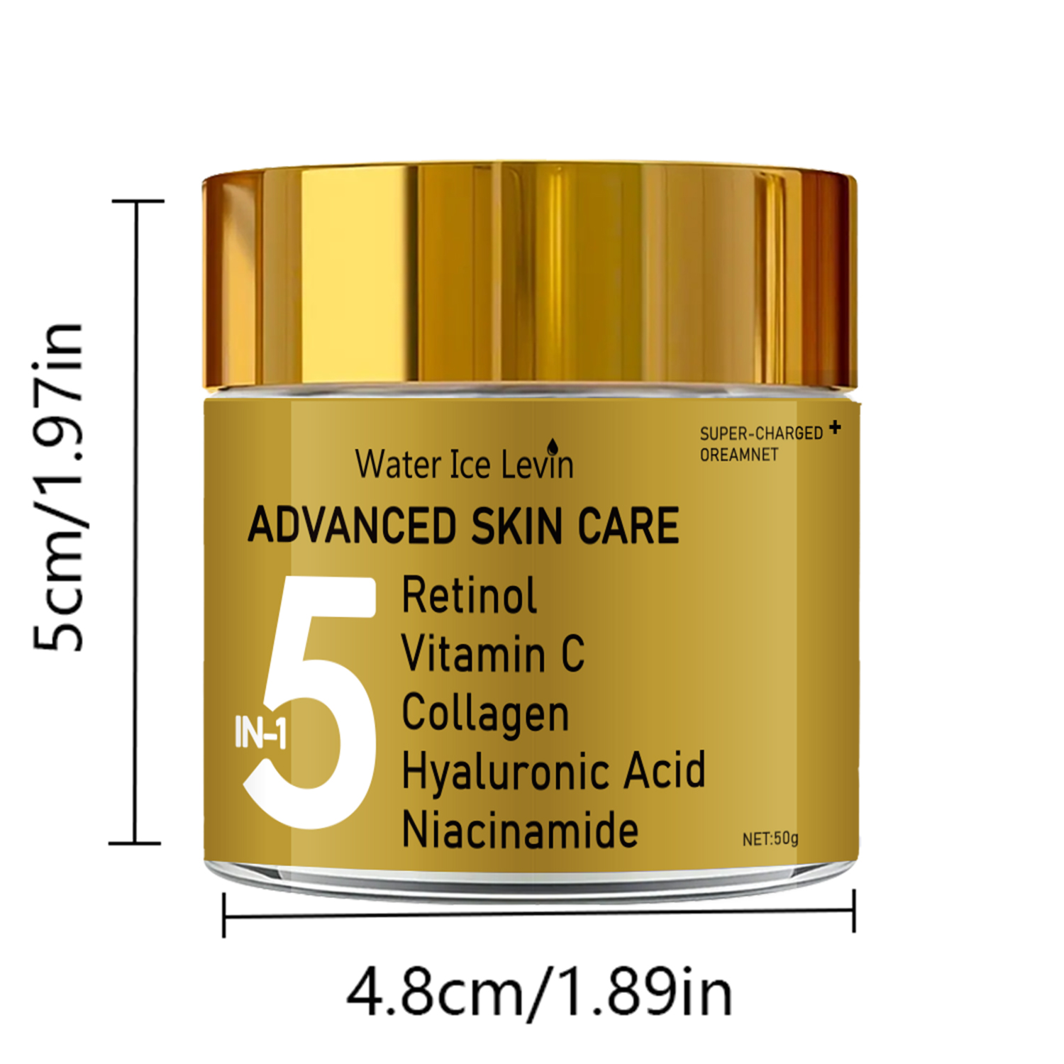 5 in 1 フェイシャルモイスチャライジングクリーム、ビタ - Retinol Vitamin A Cream のレビューと価格