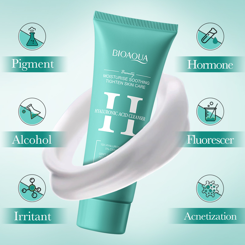 BIOAQUA ヒアルロン酸洗顔料保湿洗顔フォームアンチエイ - Skincare Bioaqua のレビューと価格