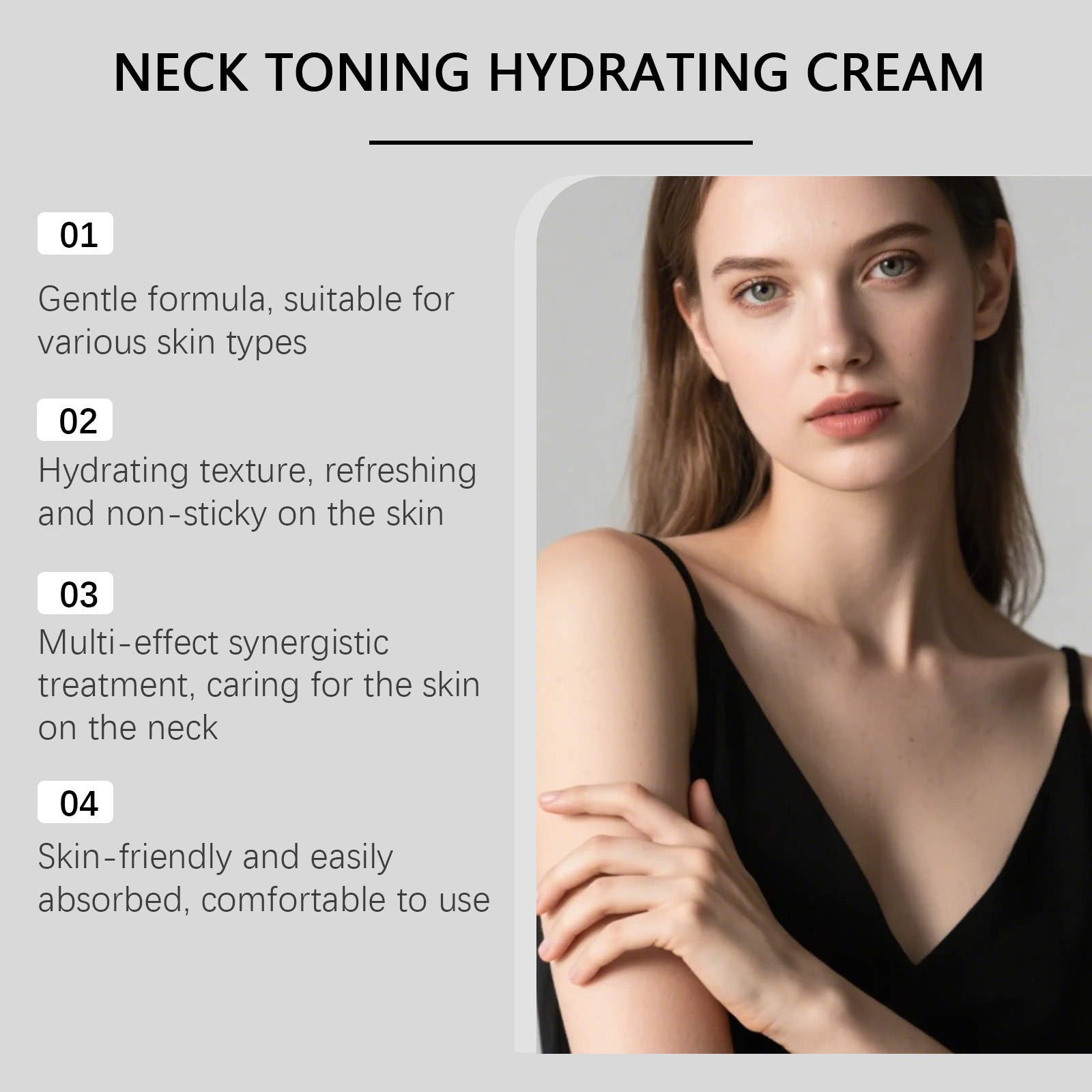 トリリフトペプチドコンプレックスクリーム アンチエイジング  - Peptide Neck Cream のレビューと価格